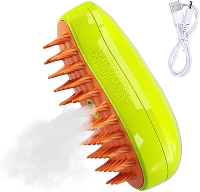 Cepillo vapor para mascotas 3 en 1
