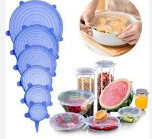 Tapas elasticas de silicona ajustables