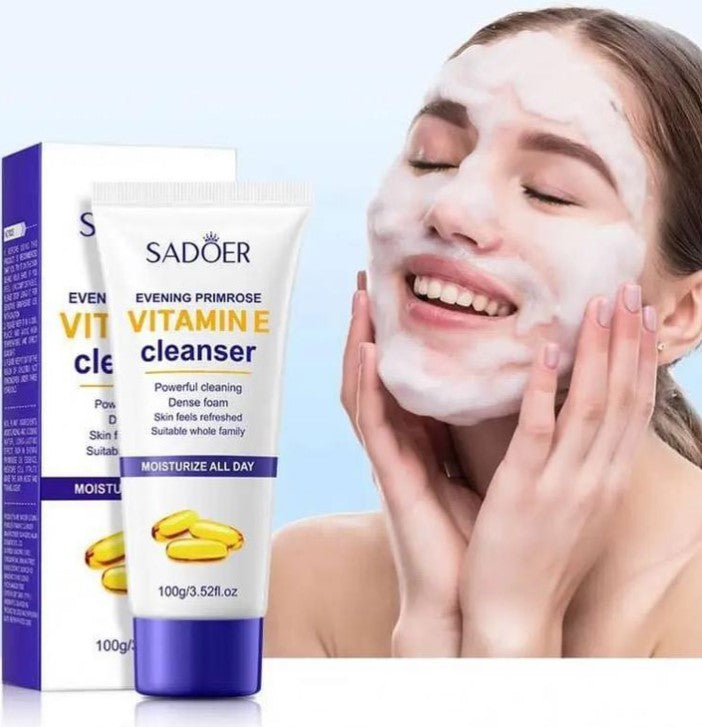 Crema Jabon limpiador Facial Vitamin E - El Mayorista