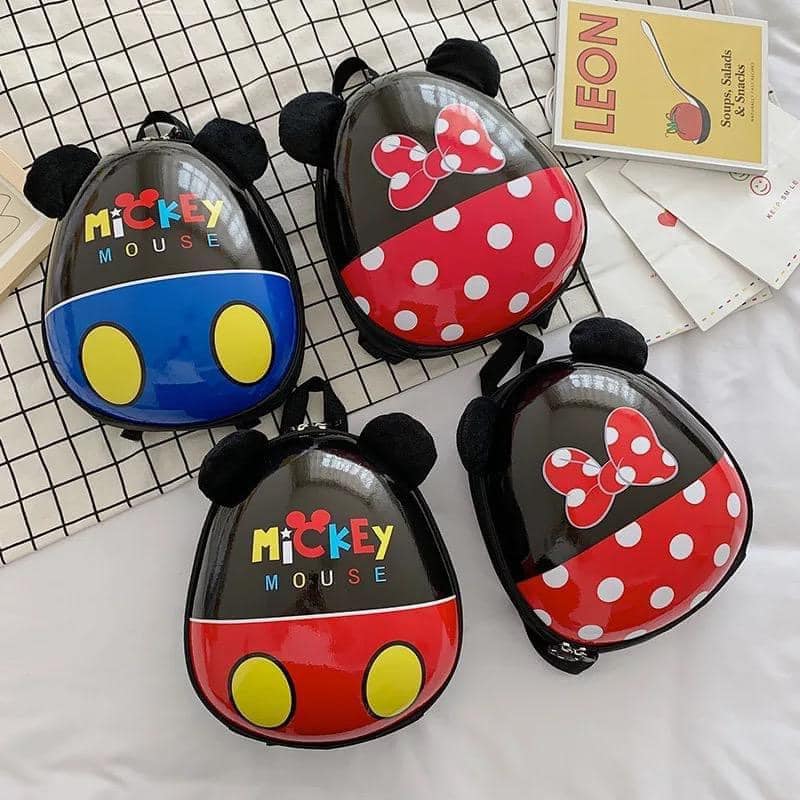 Mochila para niños estilo huevito mickey