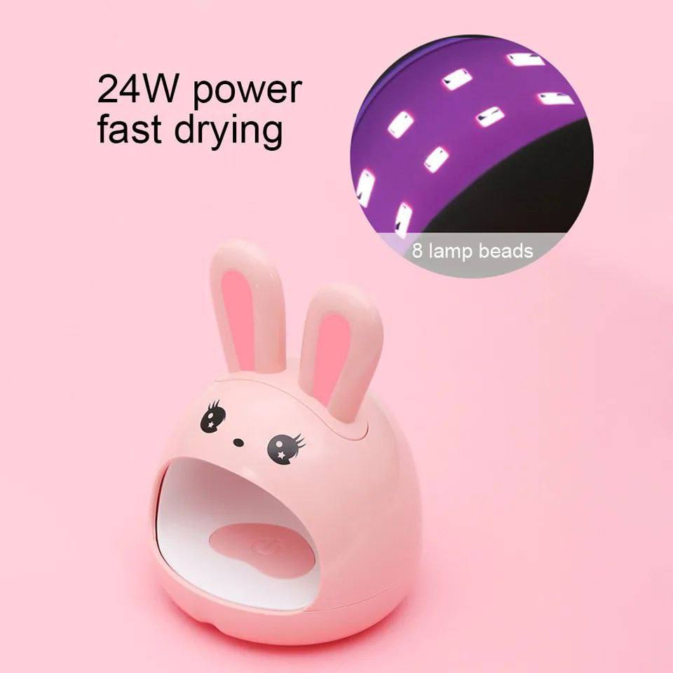 Conejo Mini Lampara para Uñas Secado