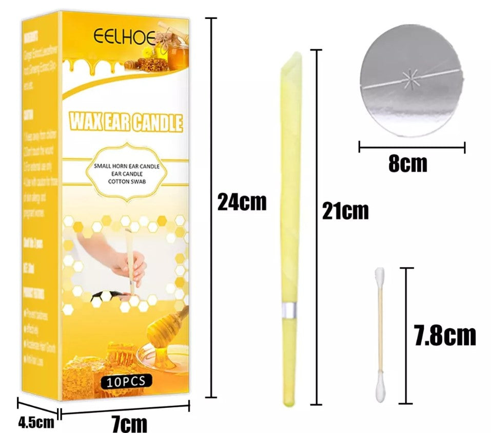 Vela limpiadora de oidos x 10 unidades - El Mayorista