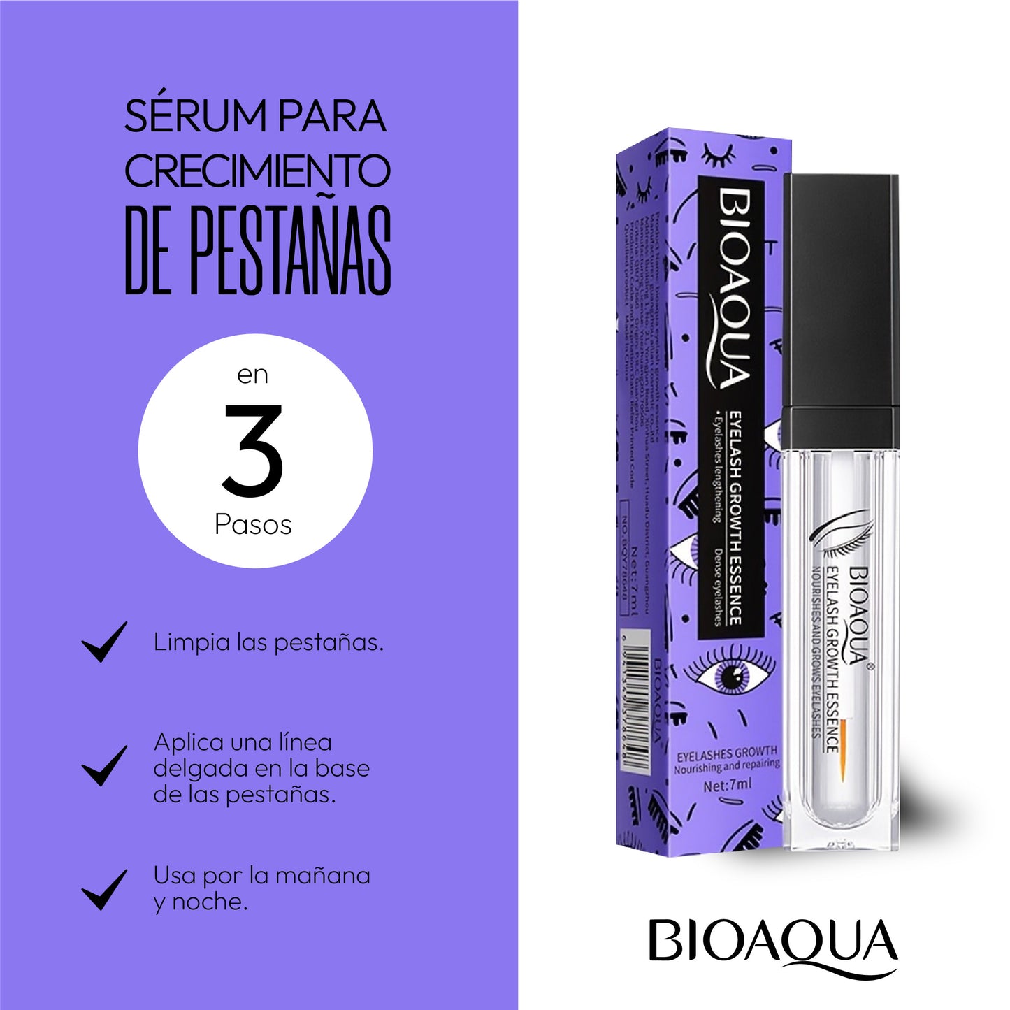 SÉRUM ALARGADOR DE PESTAÑAS BIOAQUA