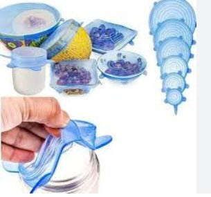 Tapas elasticas de silicona ajustables