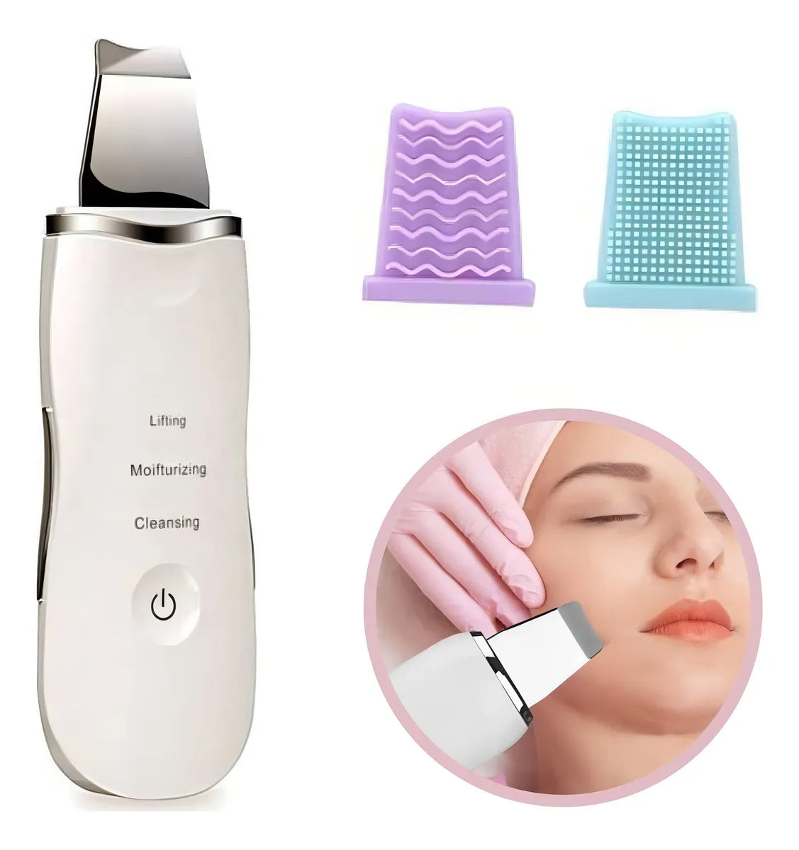 Espatula Facial Ultrasonica Limpiadora
