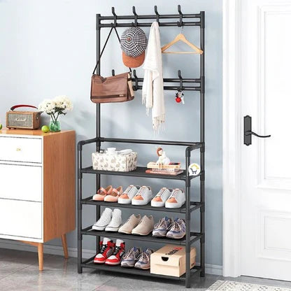 Zapatera estante colgador de 4 niveles - El Mayorista
