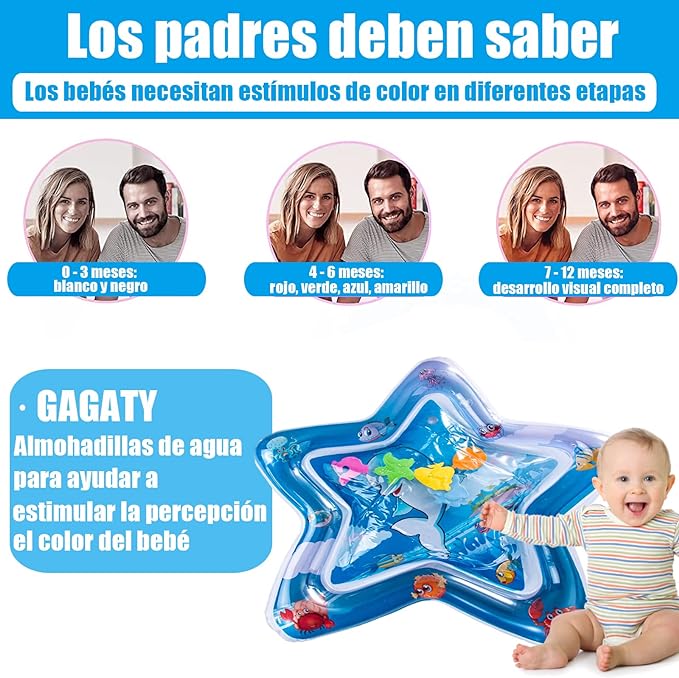 Alfombrilla de agua para Bebe - Estrella - El Mayorista