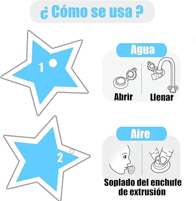 Alfombrilla de agua para Bebe - Estrella - El Mayorista