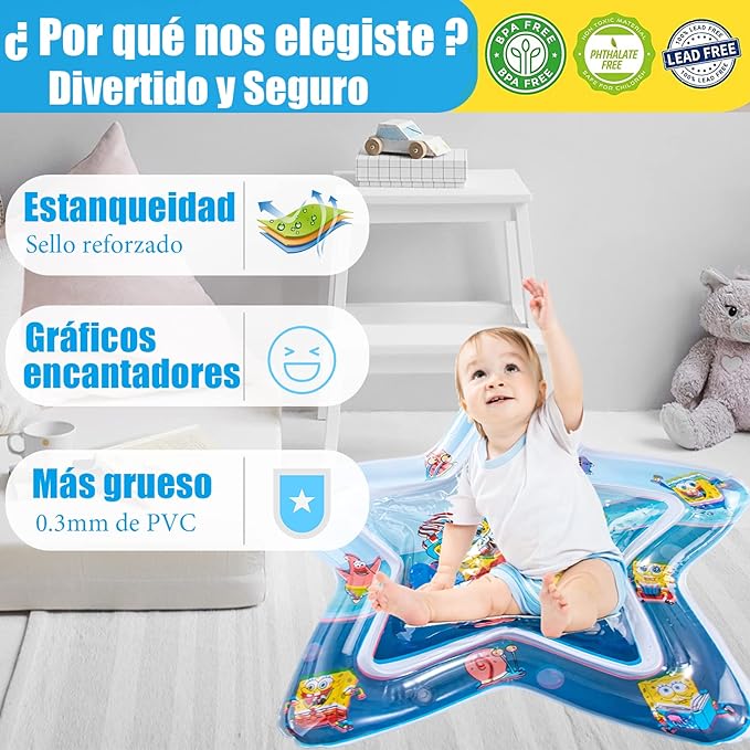 Alfombrilla de agua para Bebe - Estrella - El Mayorista
