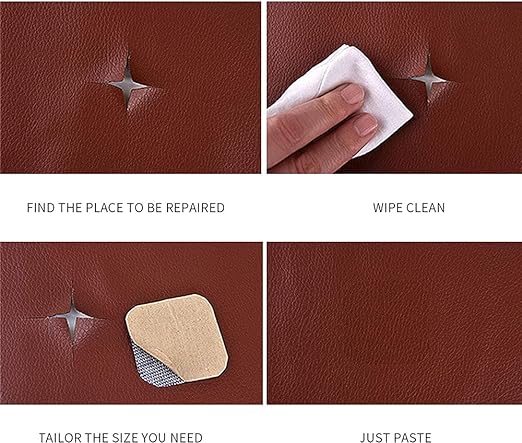 Reparador de Cuero Adhesivo Medio Rollo