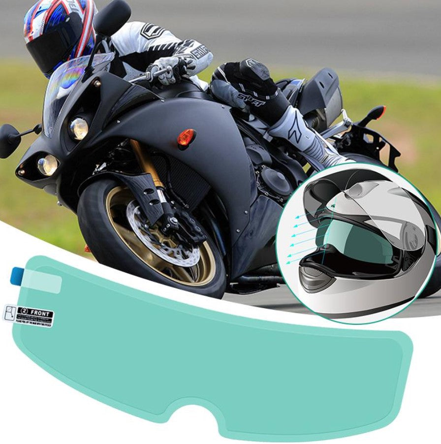 Pelicula repelente de agua para casco