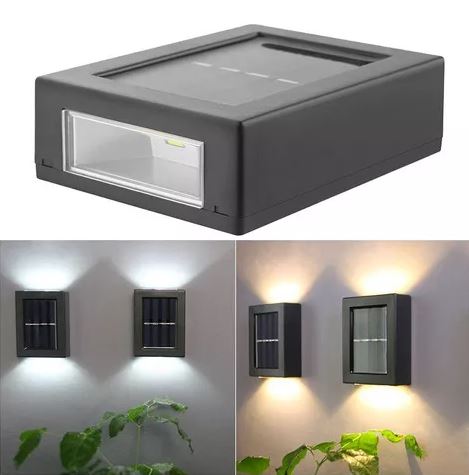 Lampara para pared solar - El Mayorista