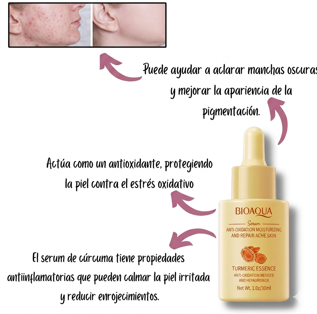 BIOAQUA Serum de Cúrcuma