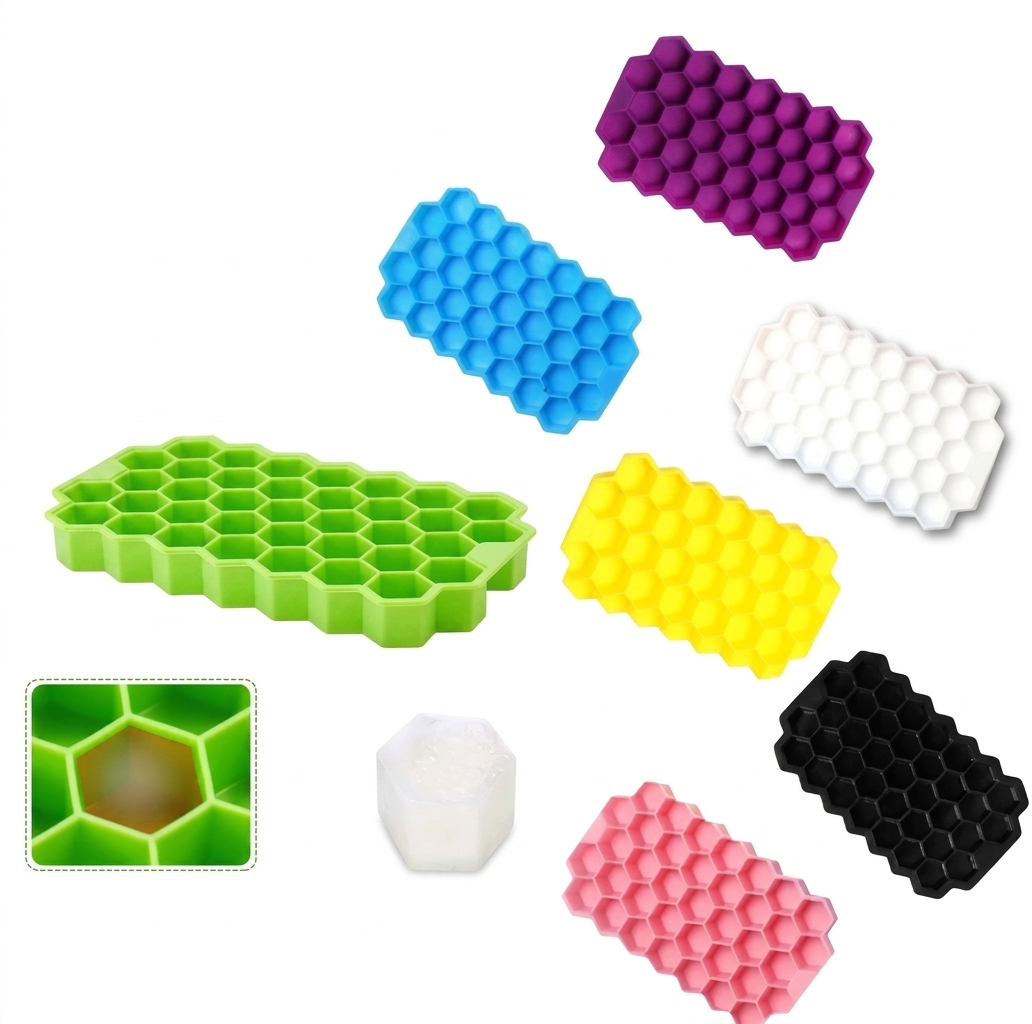 Molde Silicona para Cubos de Hielo