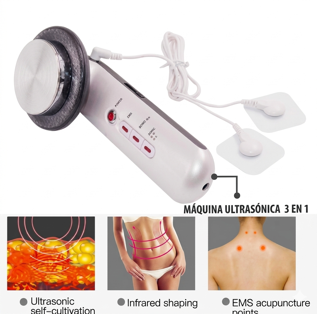 Maquina ultrasonica moldeadora 3 en 1