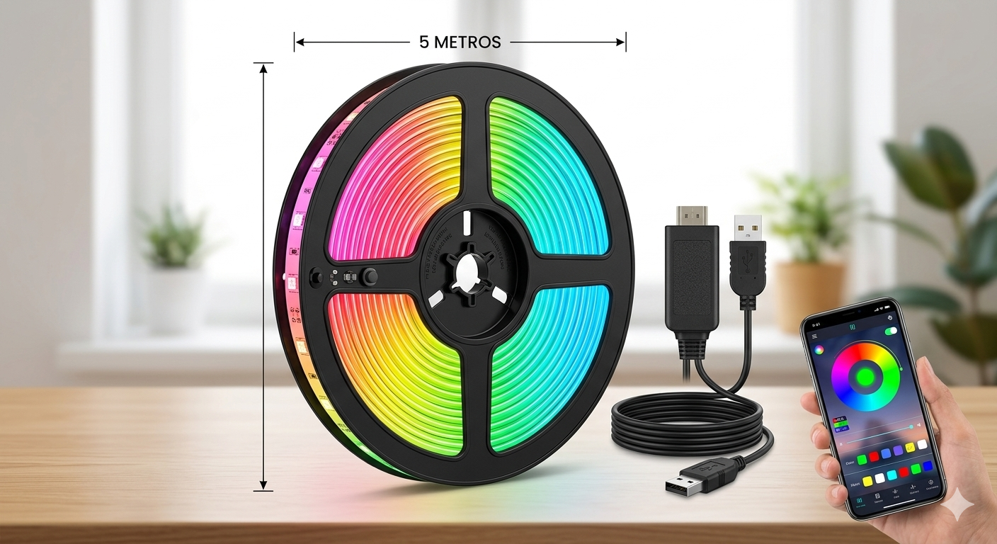 Tira LED RGB 12V Bluetooth