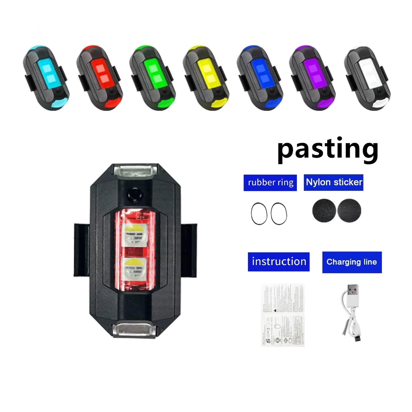 Luz led estroboscopica inalambrica