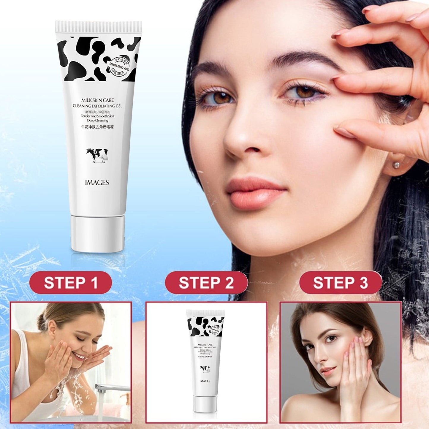 EXFOLIANTE FACIAL LECHE HUMECTANTE