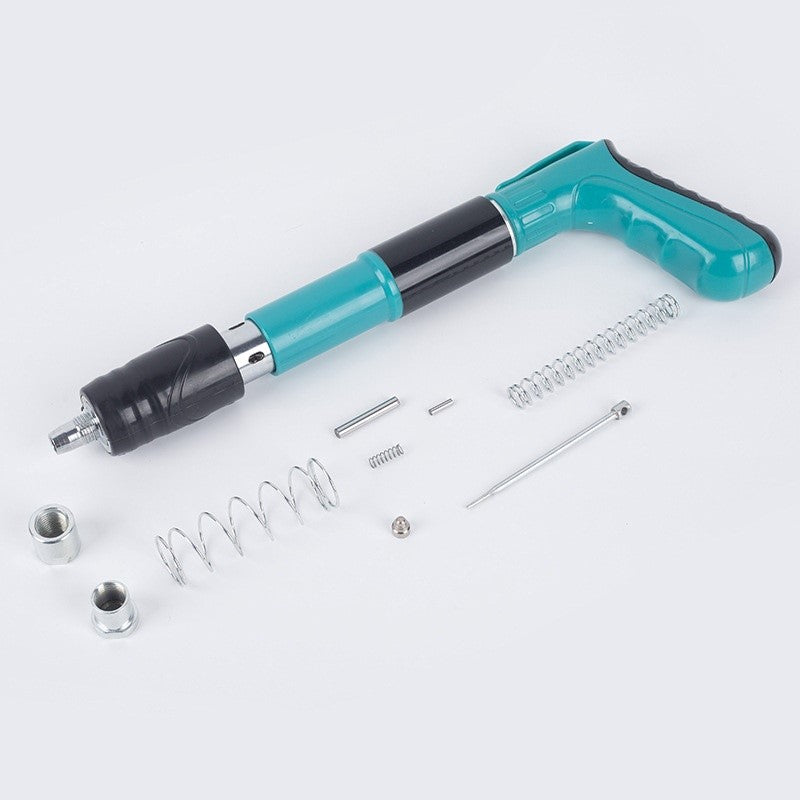 Pistola fijacion de clavos remachadora