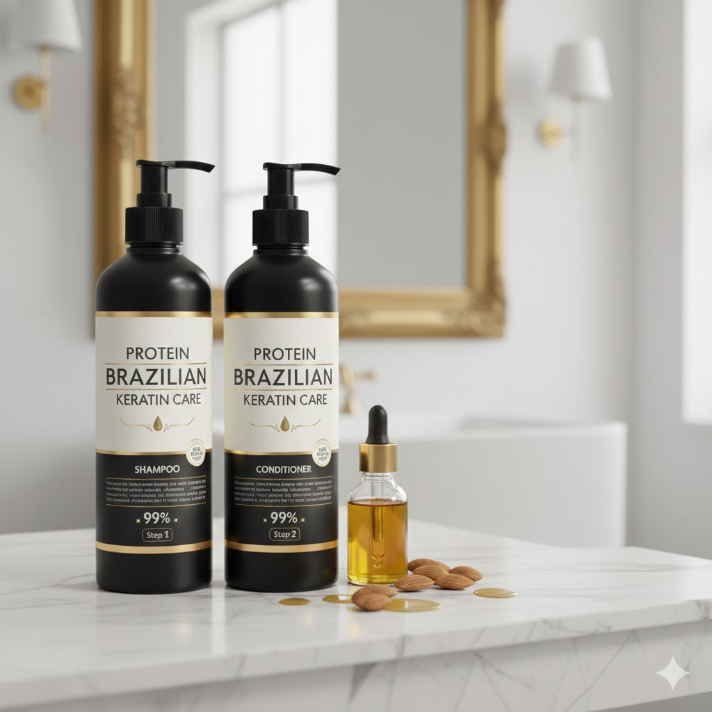 Kit Shampoo + Acondicionador de Keratina