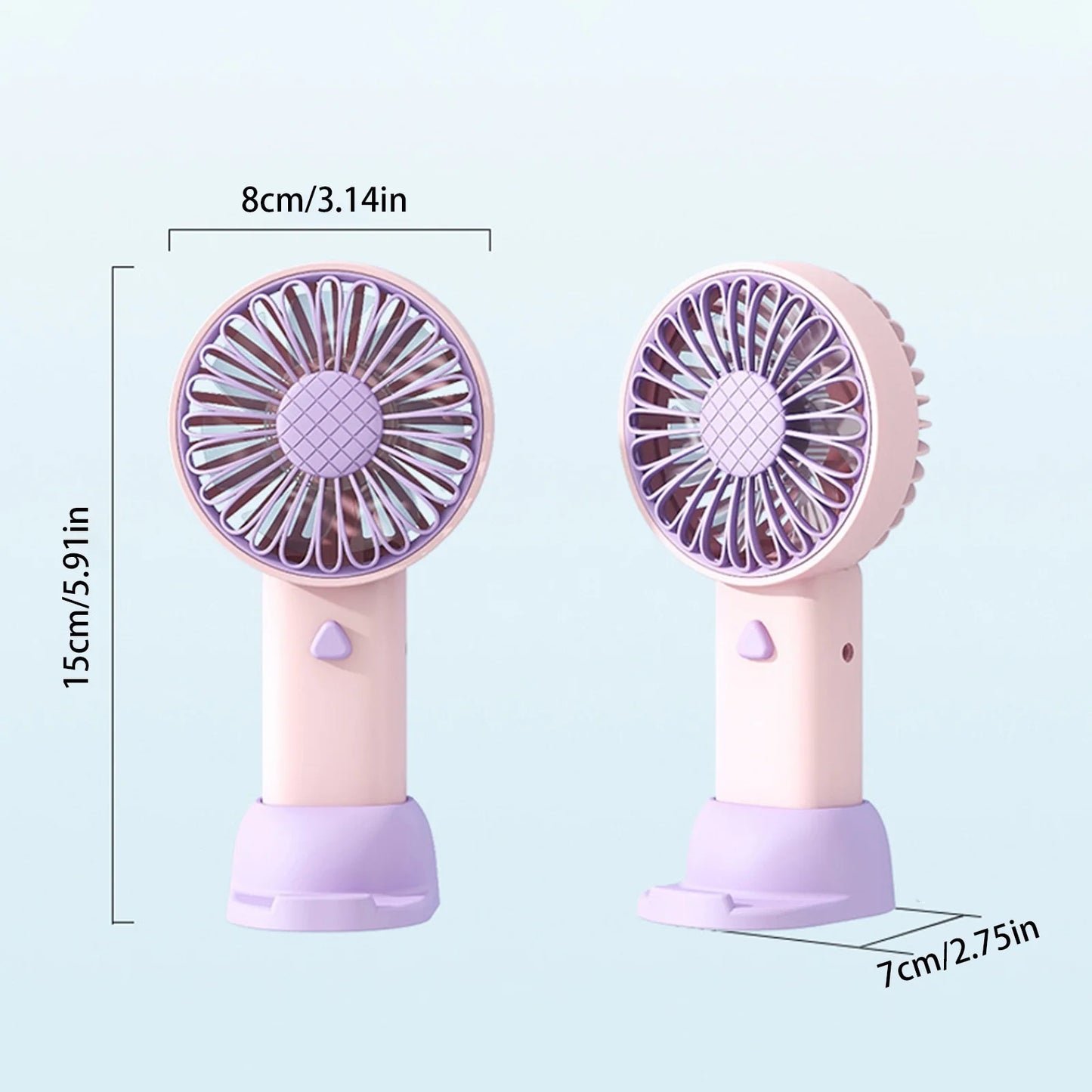 Mini ventilador Recargable y Portatil