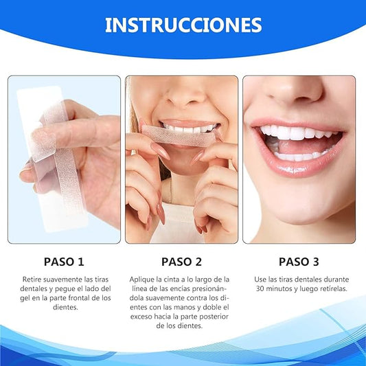 Laminas Blanqueador de Dientes 3D White