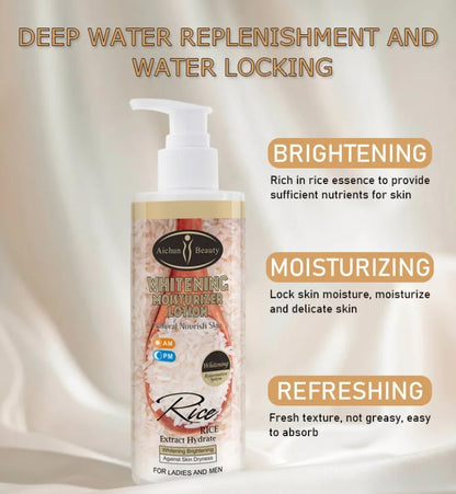 Locion de arroz blanqueadora