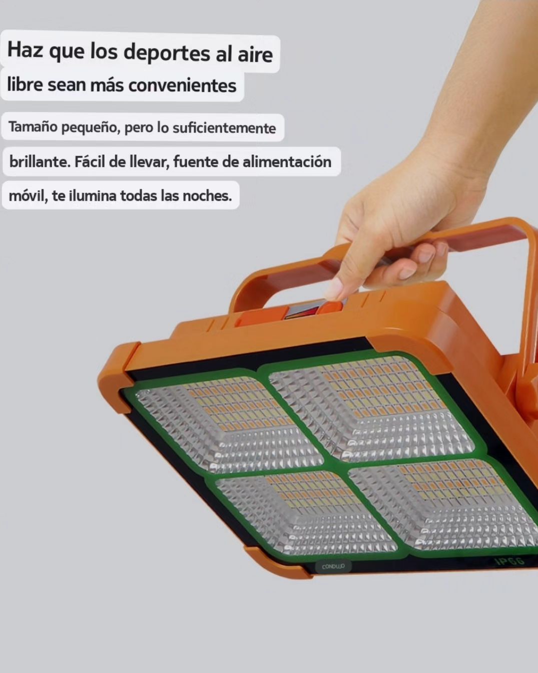 Lampara Solar Portatil Recargable