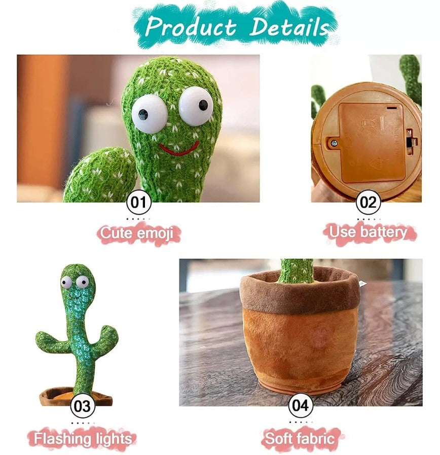 Juguete Cactus bailarin Imita Voz