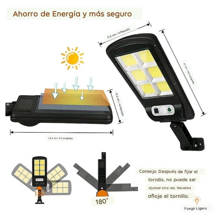 Lampara Solar para Exteriores - EcuCa