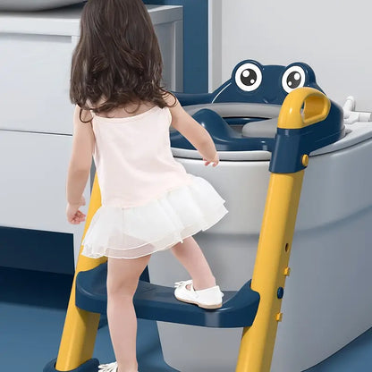 ASIENTO CON ESCALERA PARA BAÑO DE NIÑOS