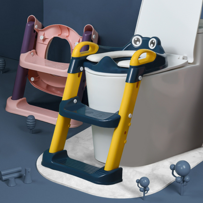 ASIENTO CON ESCALERA PARA BAÑO DE NIÑOS