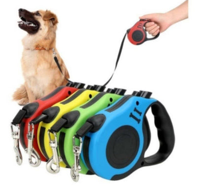 Correa Retractil Para Mascota 5 M