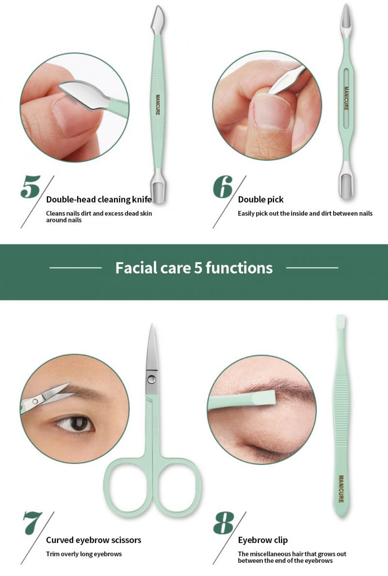 Manicura x 16 cuidado limpieza manicure