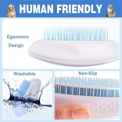 Cepillo de Limpieza y Masaje Mascotas