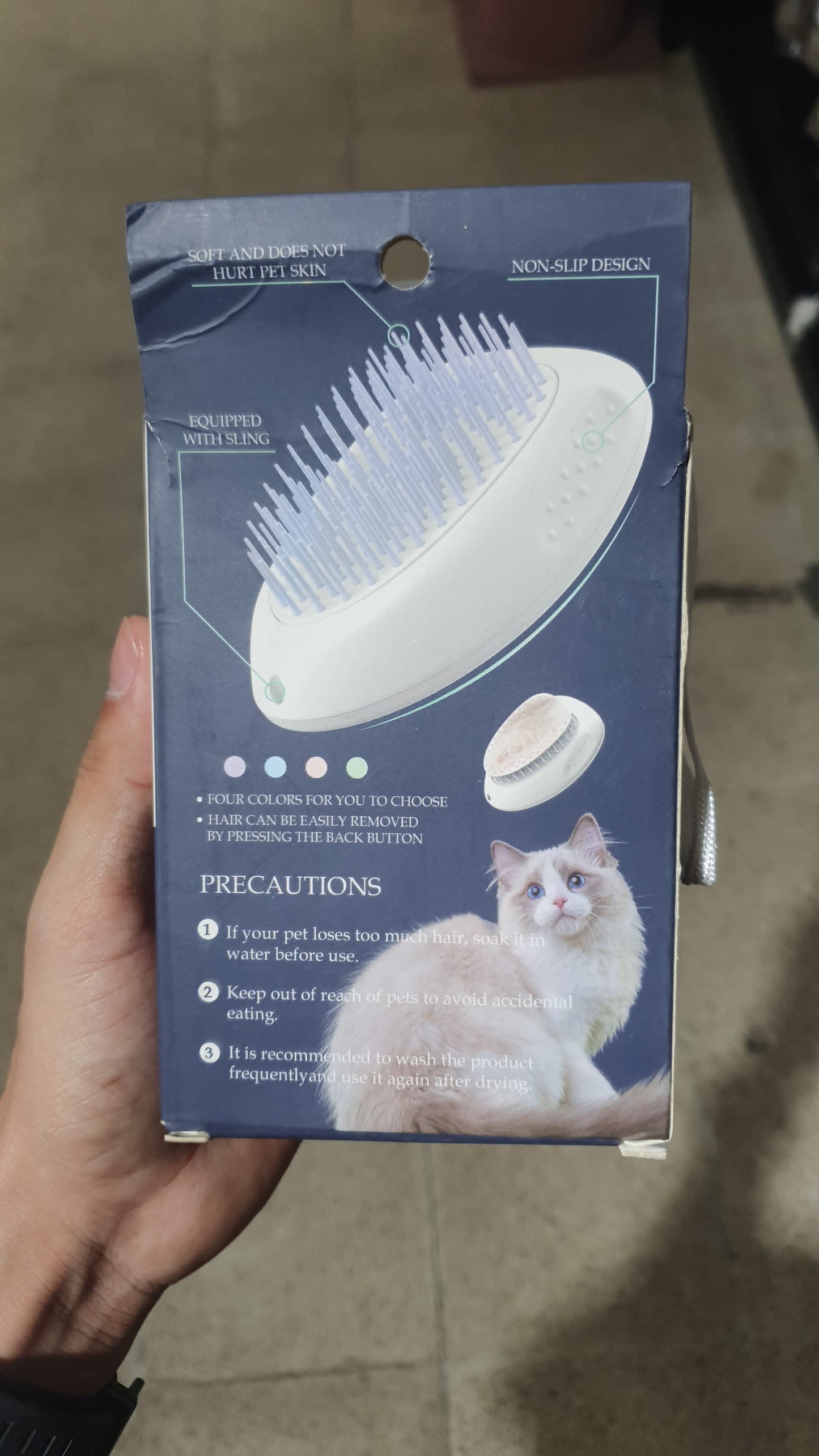 Cepillo de Limpieza y Masaje Mascotas