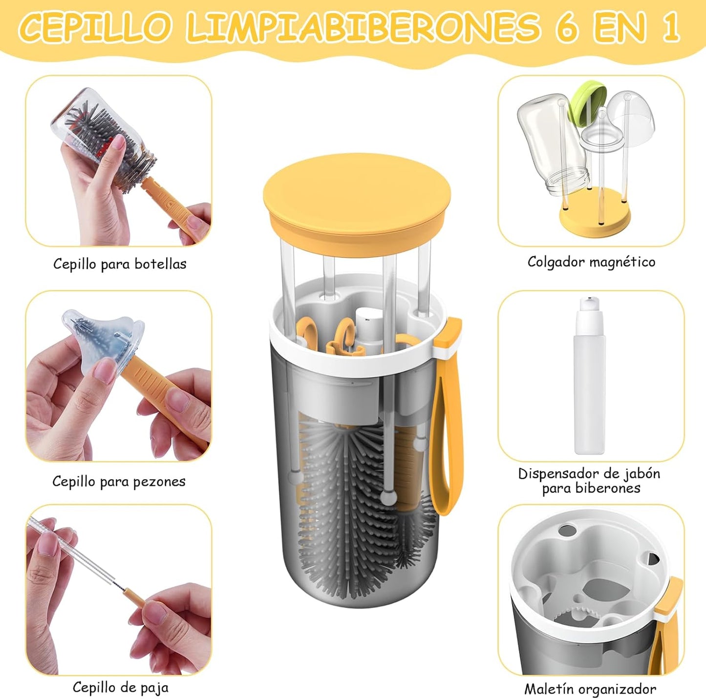 Kit de Limpieza y Secado de Biberones