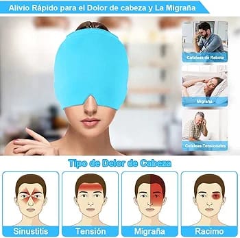 Gorro Gel para Migraña Dolor de Cabeza