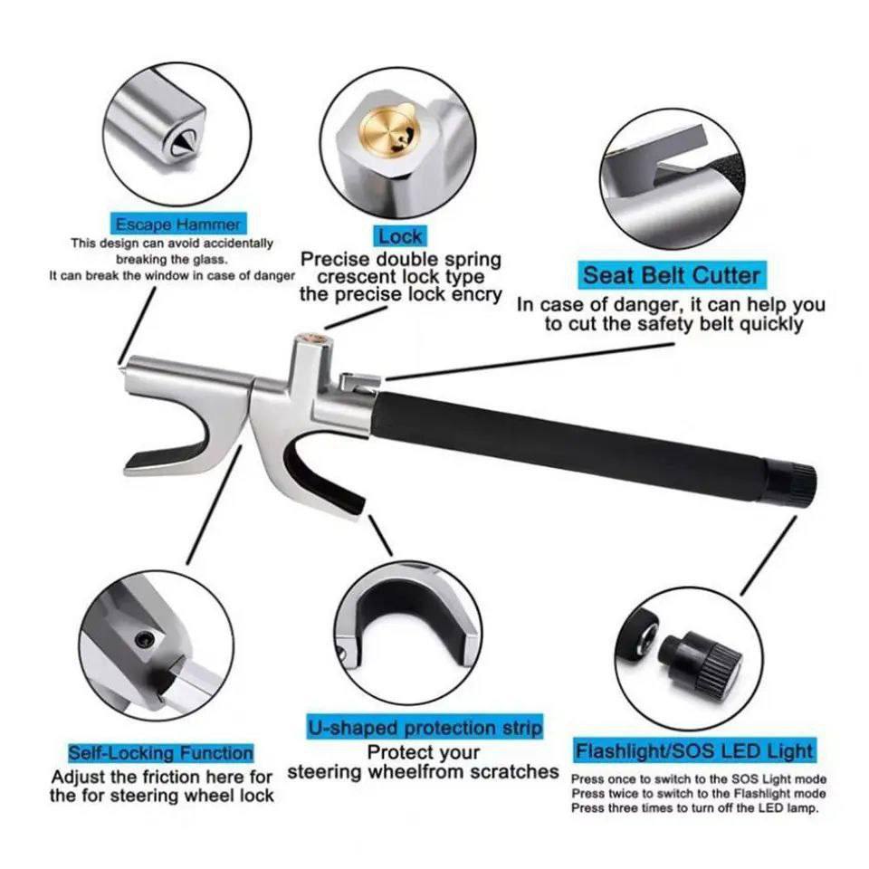 Bloqueo universal para volante de carro