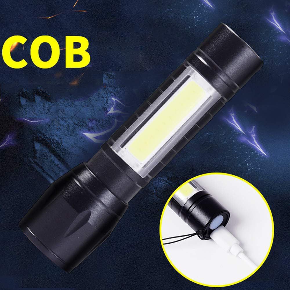 Linterna Led recargable USB tactica