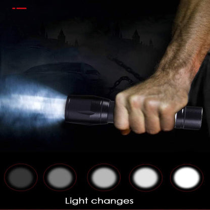 Linterna Led recargable USB tactica