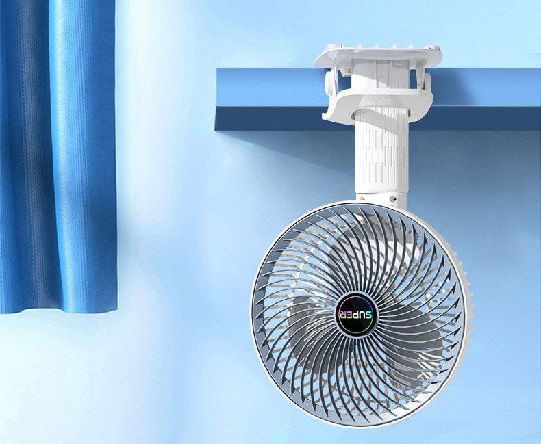 Ventilador con pieza enganche