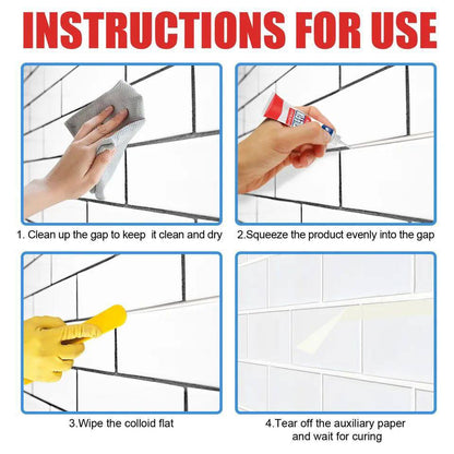 Reparador impermeable relleno de juntas