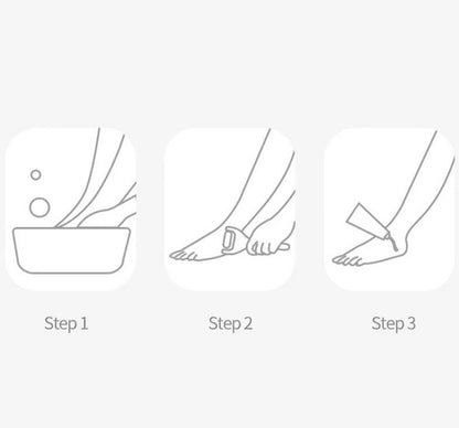 Removedor lima de callos electrico