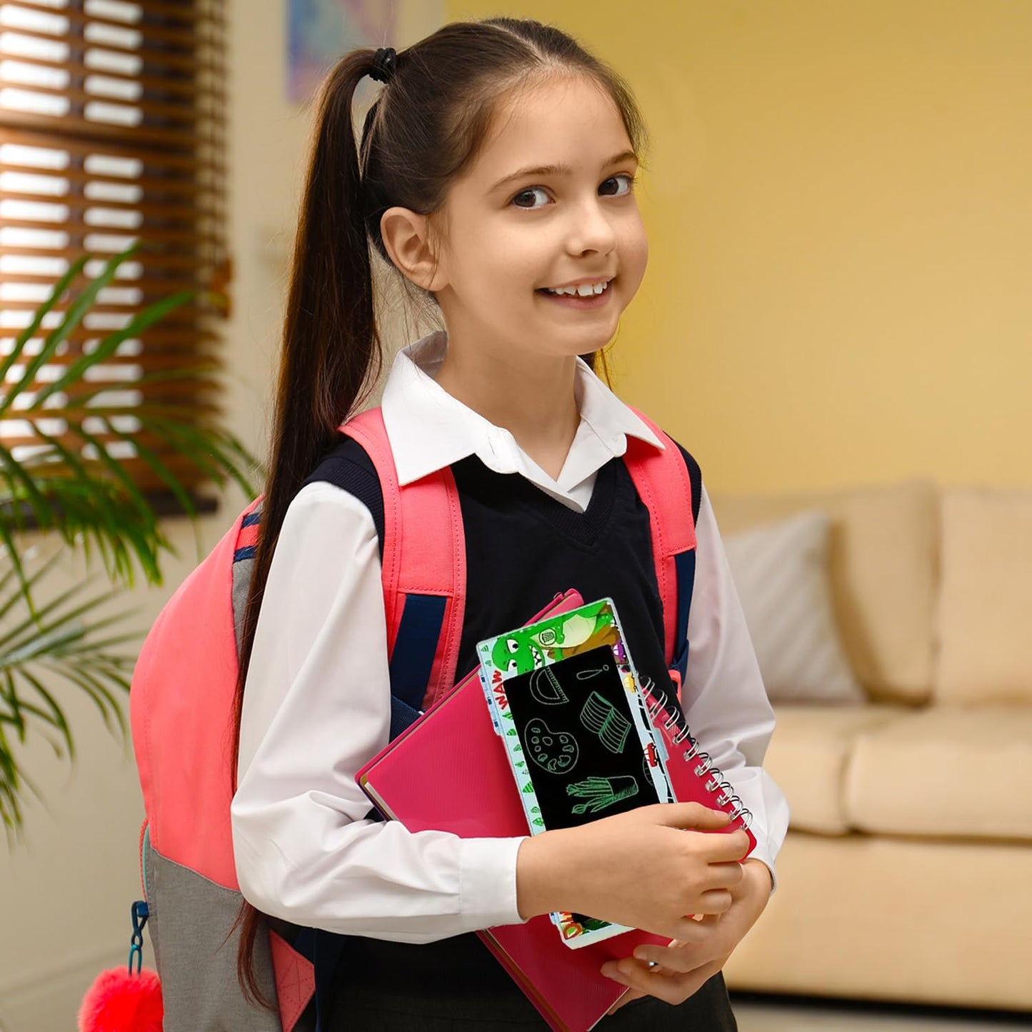 Estuche para lápices con tablero LCD