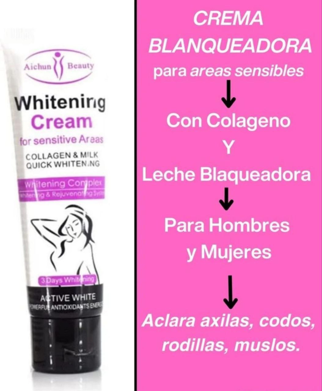 Crema Corporal Blanqueadora