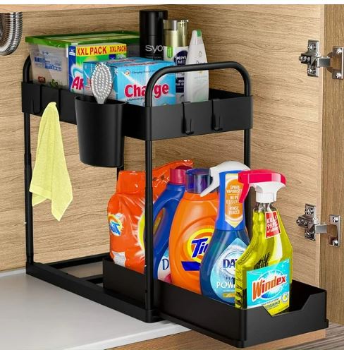 Organizador multiusos deslizante ajustable