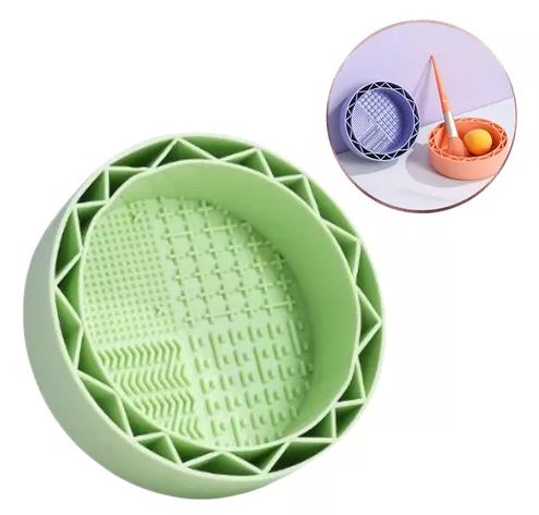 Limpiador de brochas de maquillaje silicona
