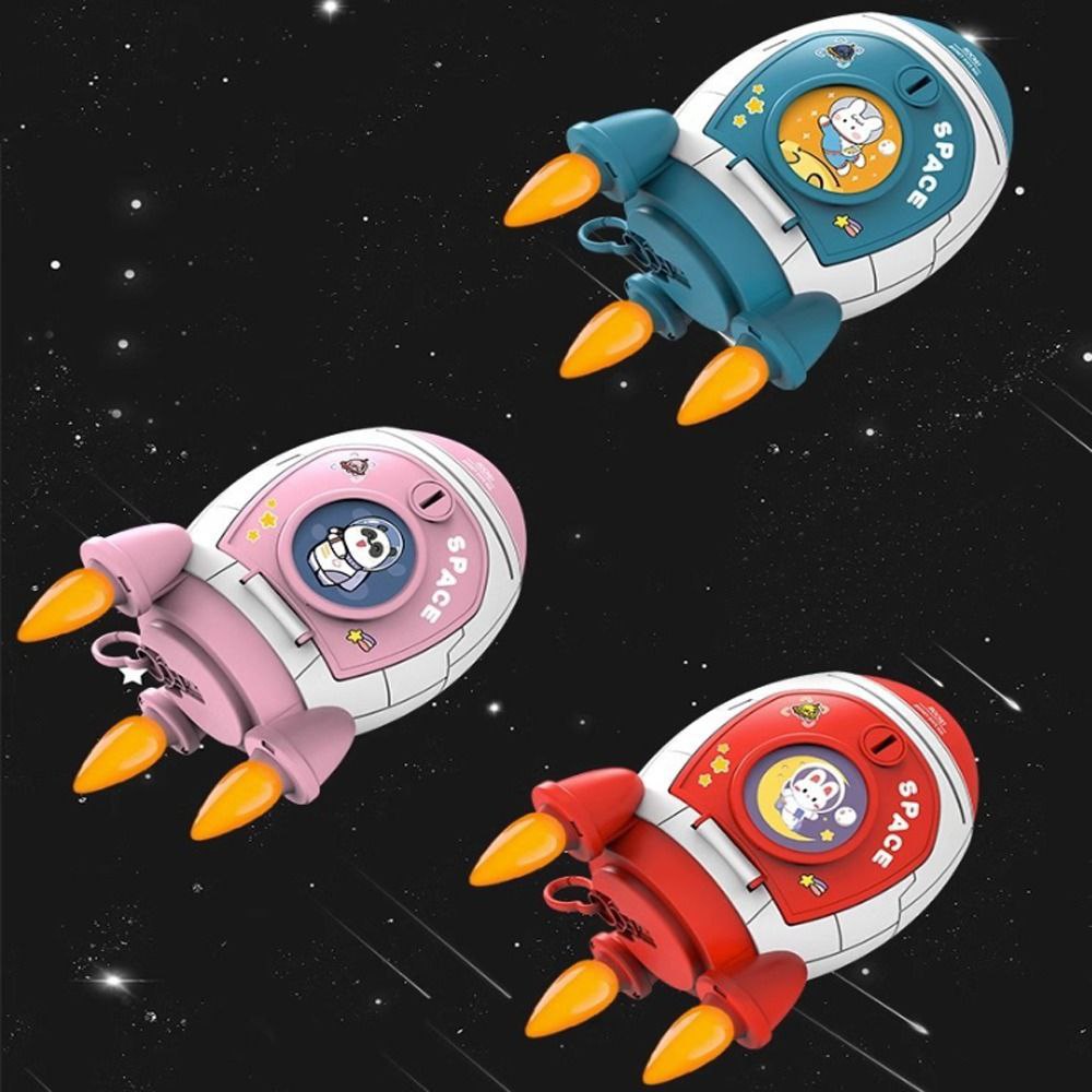 Alcancia Cohete Lunar para niños