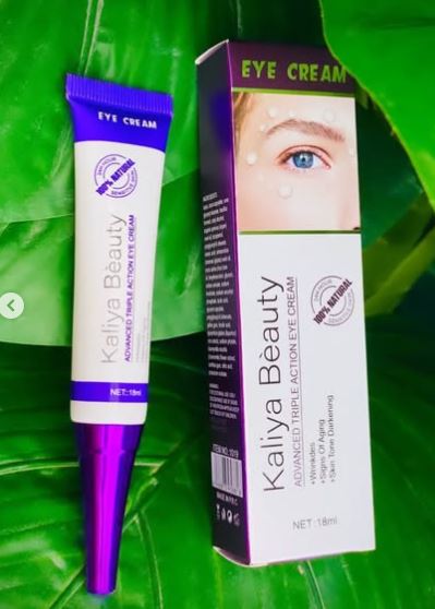 Crema para ojos triple acción